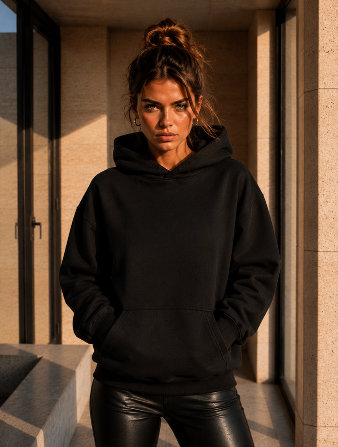 WILD BITE HOODIE - BLACK