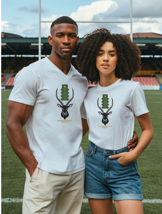 Chasing Greatness Tee - White - Unisex