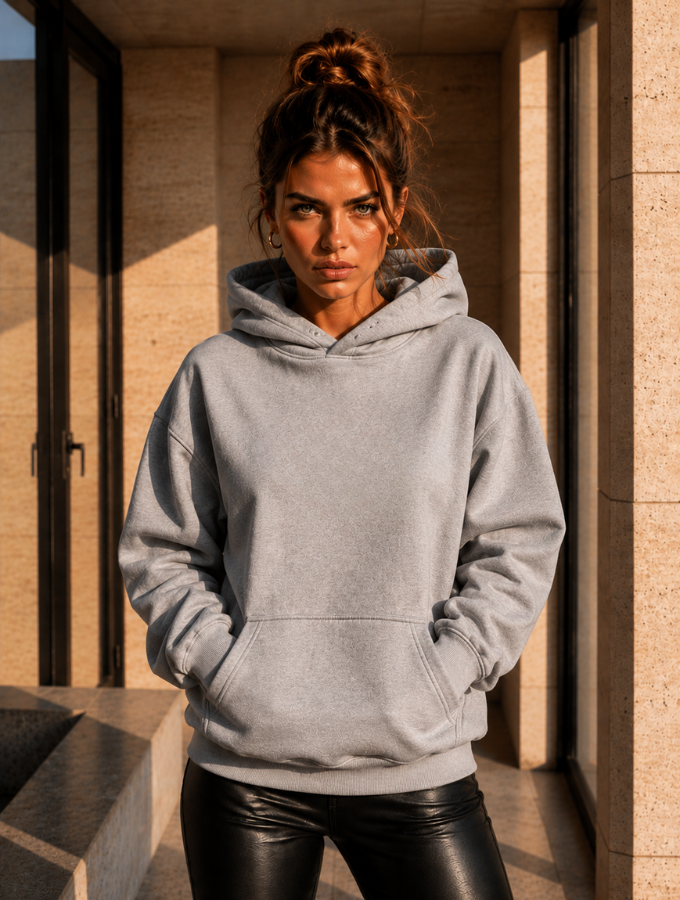WILD BITE HOODIE - GREY