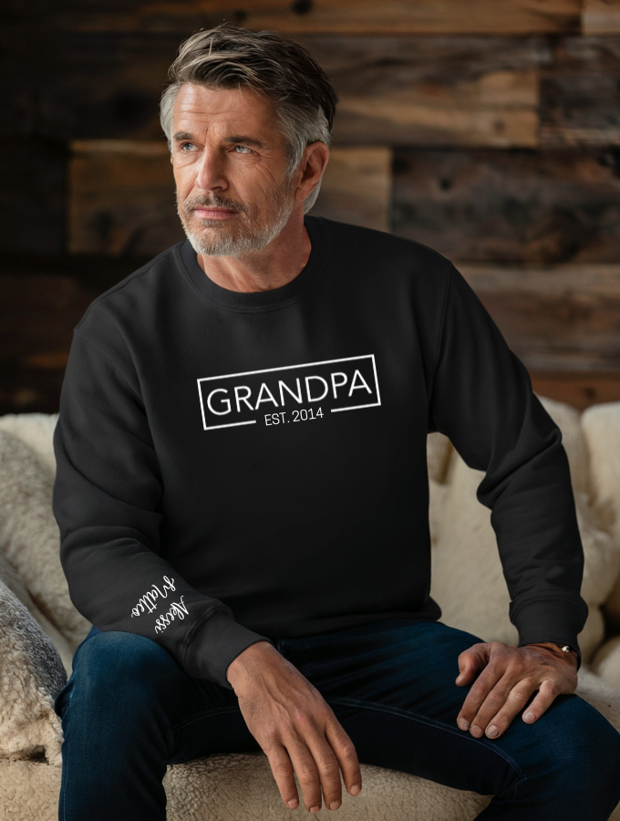 GRANDPA SWEATER - BLACK