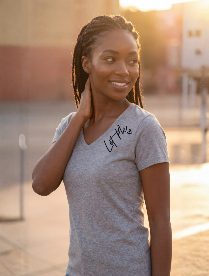Let Me Tee - Vneck