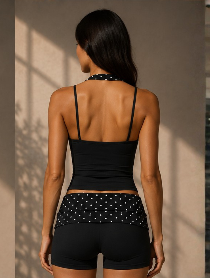 Noir Dot Shorts