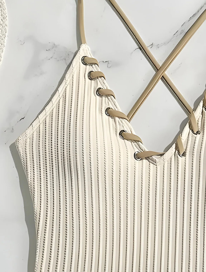 Siren Stitch Body/Swim Suit - Sand