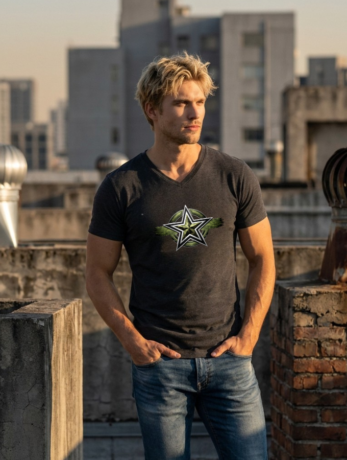 Rouge Tee - Militaire Series - VNeck