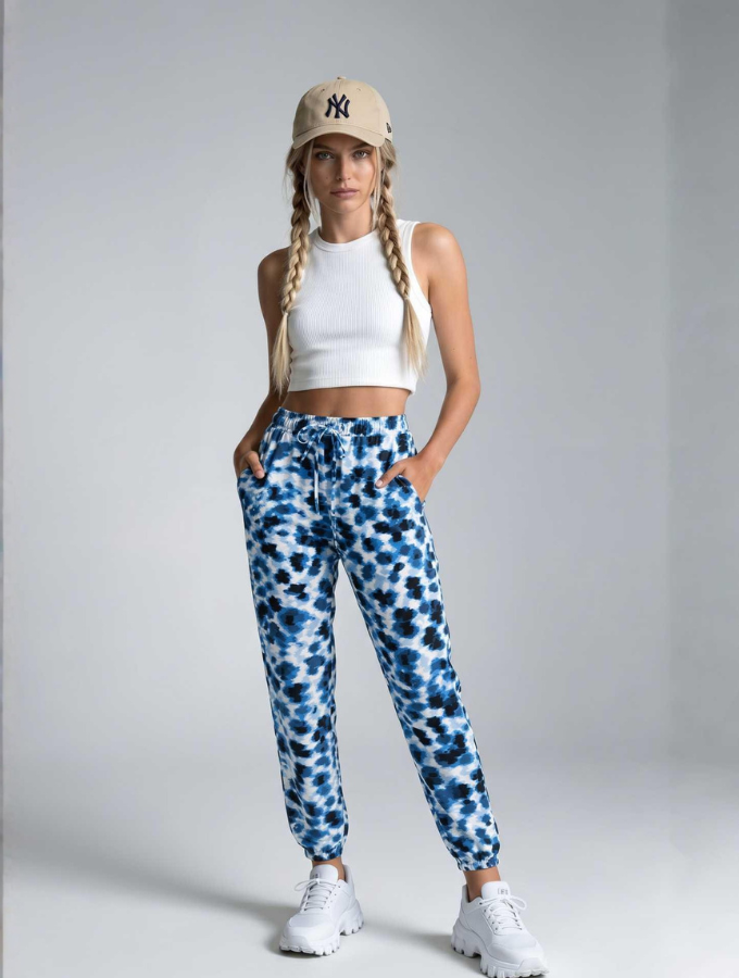 Blue Animal Joggers