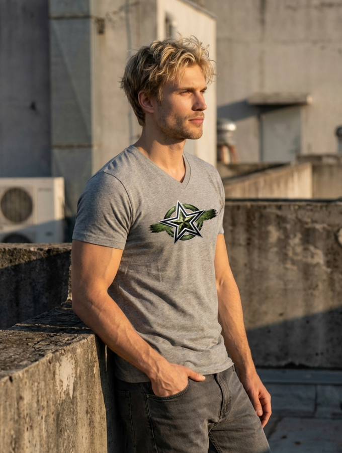 Rouge Tee - Militaire Series - VNeck