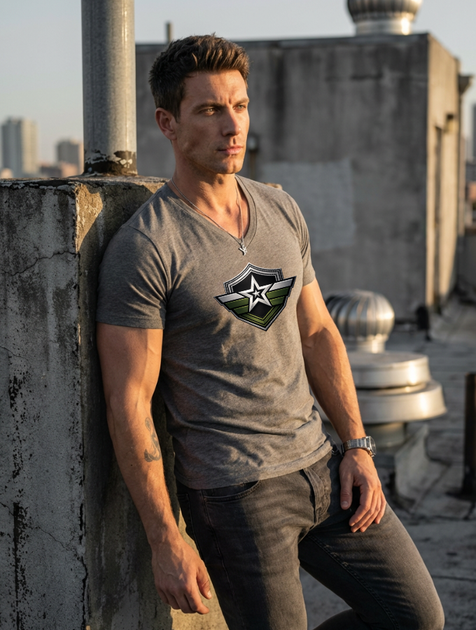 Aeronautica Tee - Militaire Series - VNeck