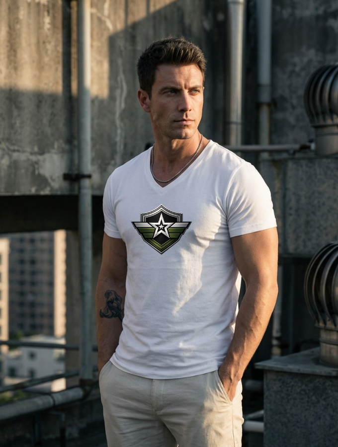 Aeronautica Tee - Militaire Series - VNeck