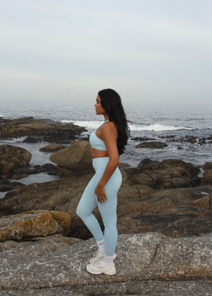 Lexi Invisible Scrunch Leggings - Blue