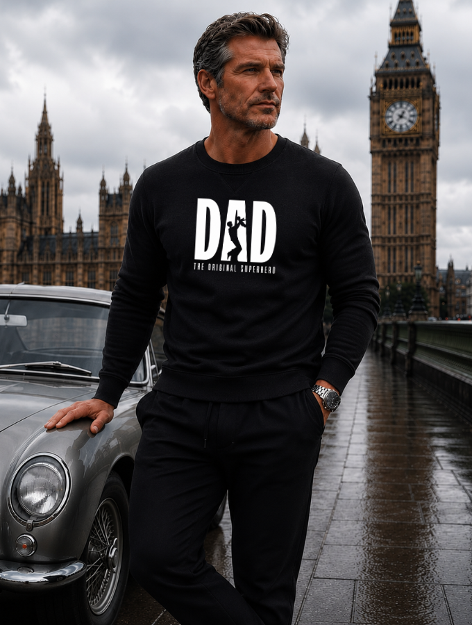 The Superhero Dad Sweater