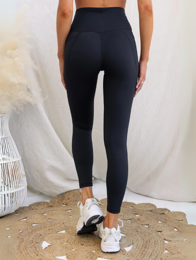 Active Contour Leggings - Black Onyx