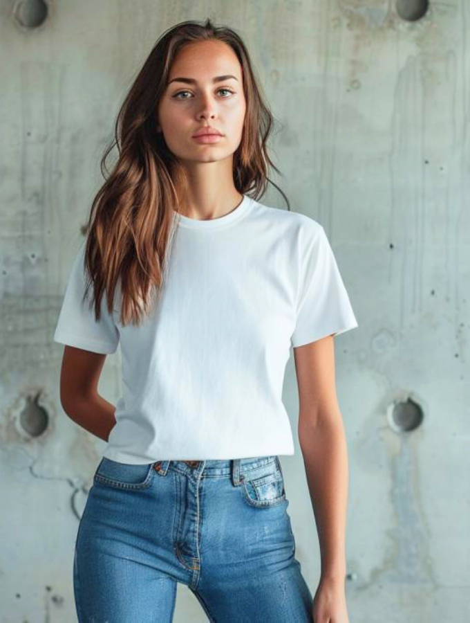 Let Them Tee - Roundneck - White