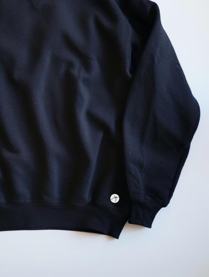 LEOPARD LEGACY SWEATER - BLACK