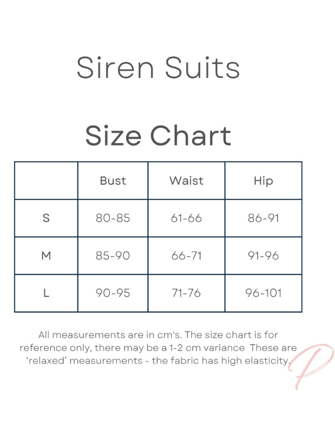 Siren Stitch Body/Swim Suit - Sand