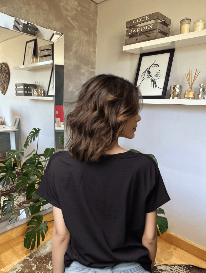 DRAGON FLY OVERSIZED TEE - BLACK - TONED