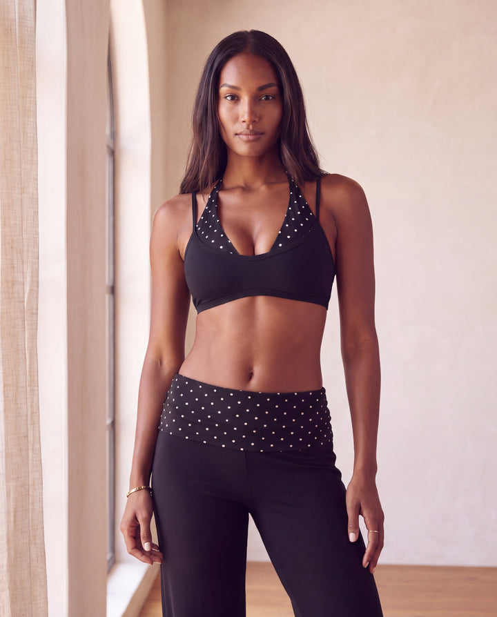 Noir Dot Bra