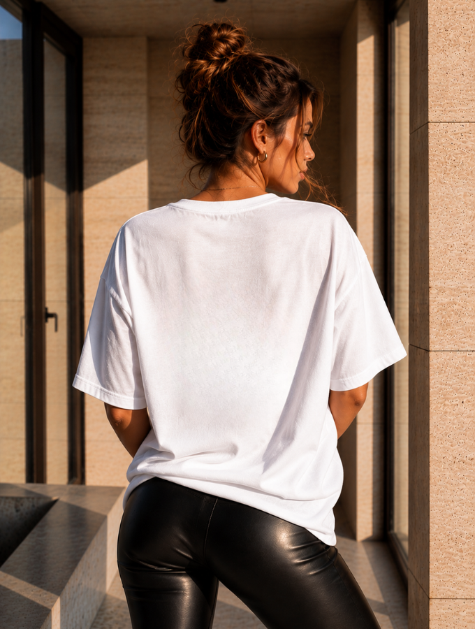 WILD BITE OVERSIZED TEE - WHITE