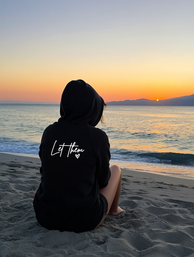Let Them Hoodie - Black