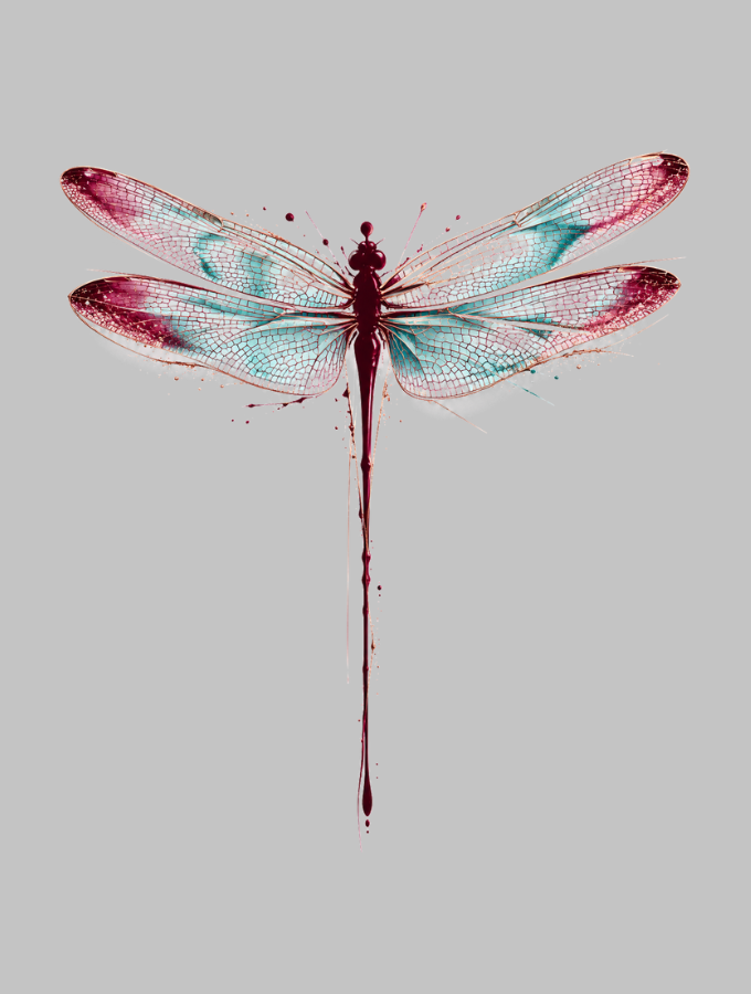 Dragon Fly Tee - V Neck