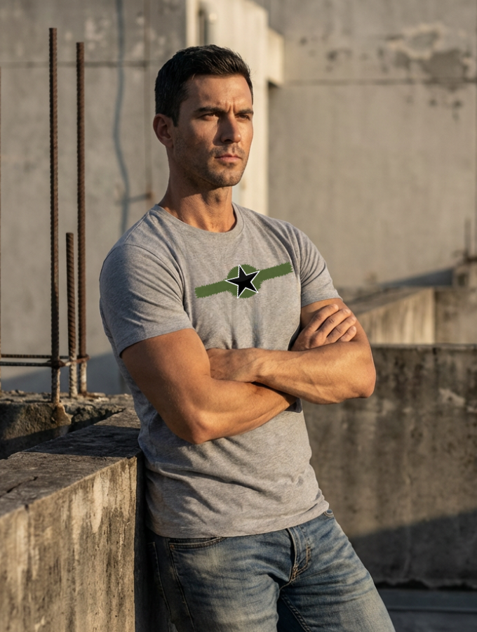 Combat Tee - Militaire Series - Roundneck