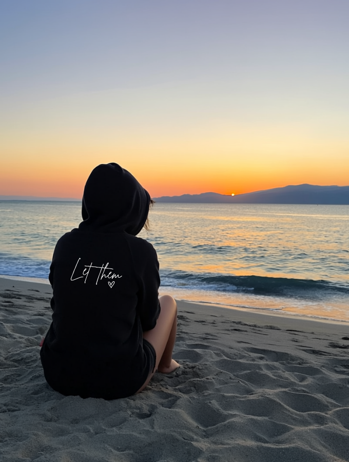 Let Them Hoodie - Black