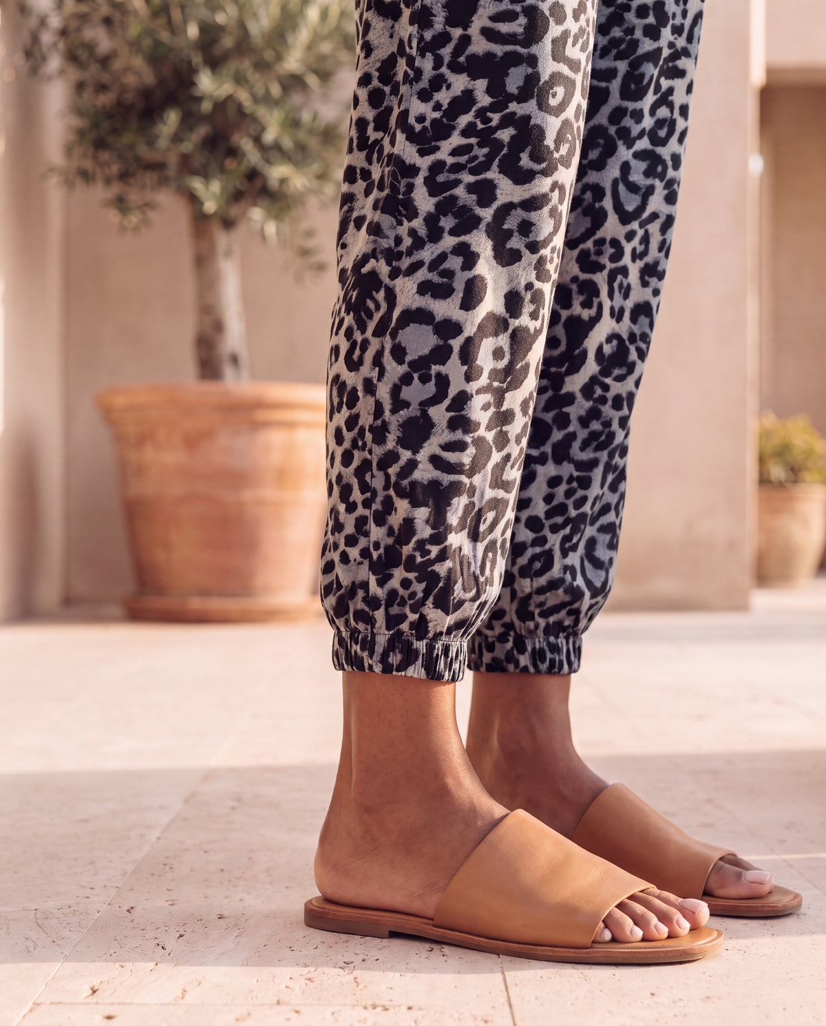 Monsoon Joggers gathered ankle cuff detail