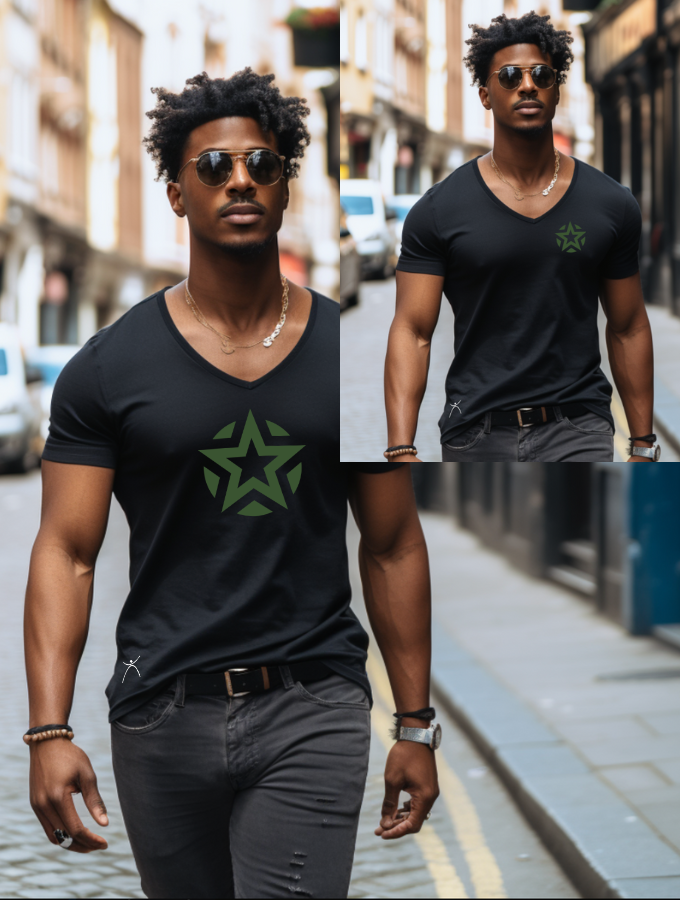 ROUGE TEE - MILITAIRE SERIES - BLACK