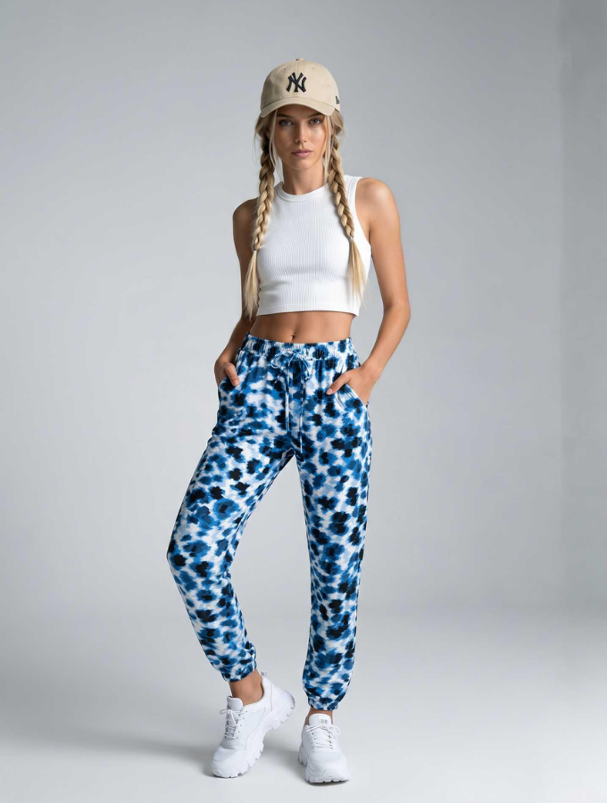 Blue Animal Joggers