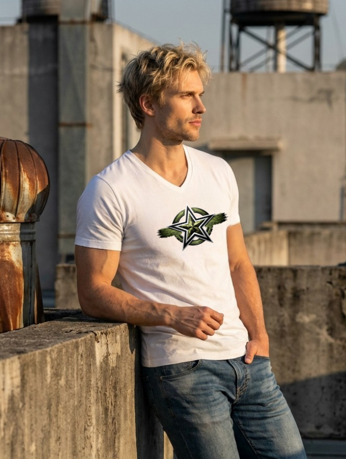 Rouge Tee - Militaire Series - VNeck