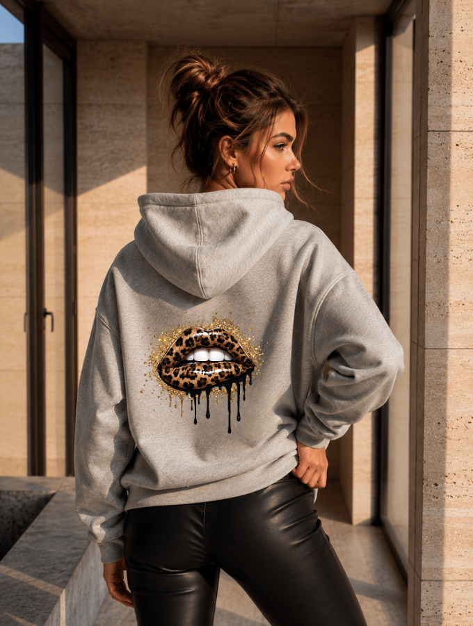 WILD BITE HOODIE - GREY