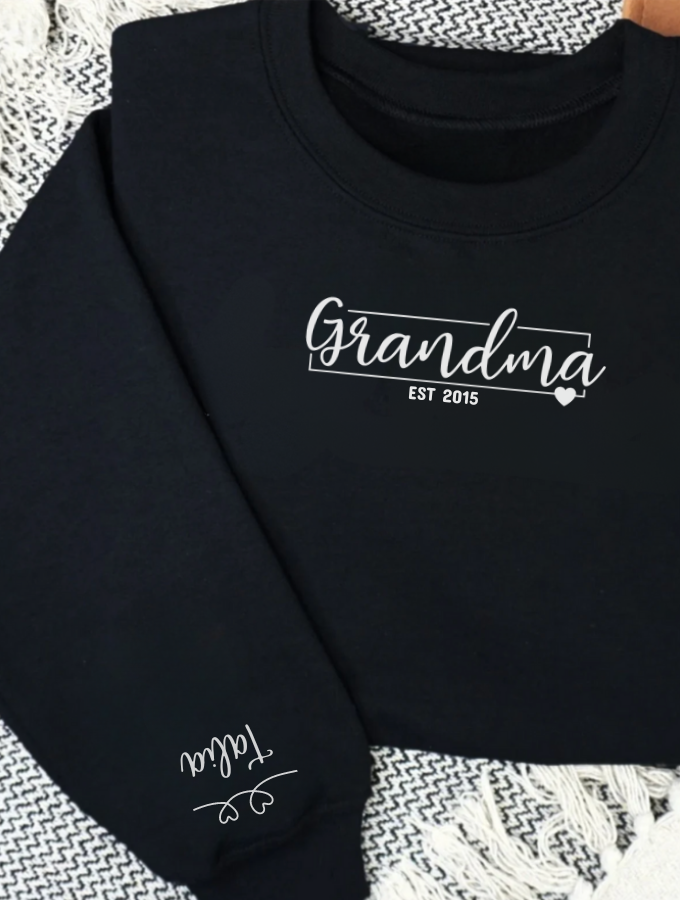 GRANDMA SWEATER - BLACK