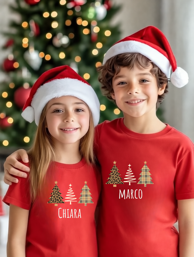 Christmas Couture Kids Tee - Red