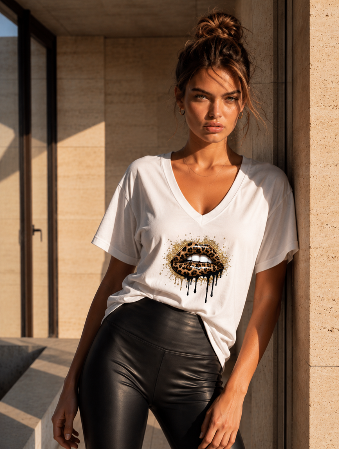 WILD BITE OVERSIZED TEE - WHITE