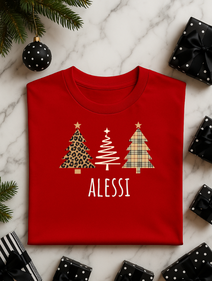 Noal Couture Family Tee - Red Tee Set