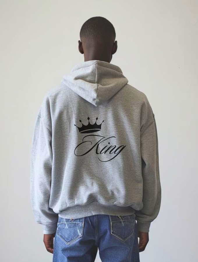KING HOODIE - GREY