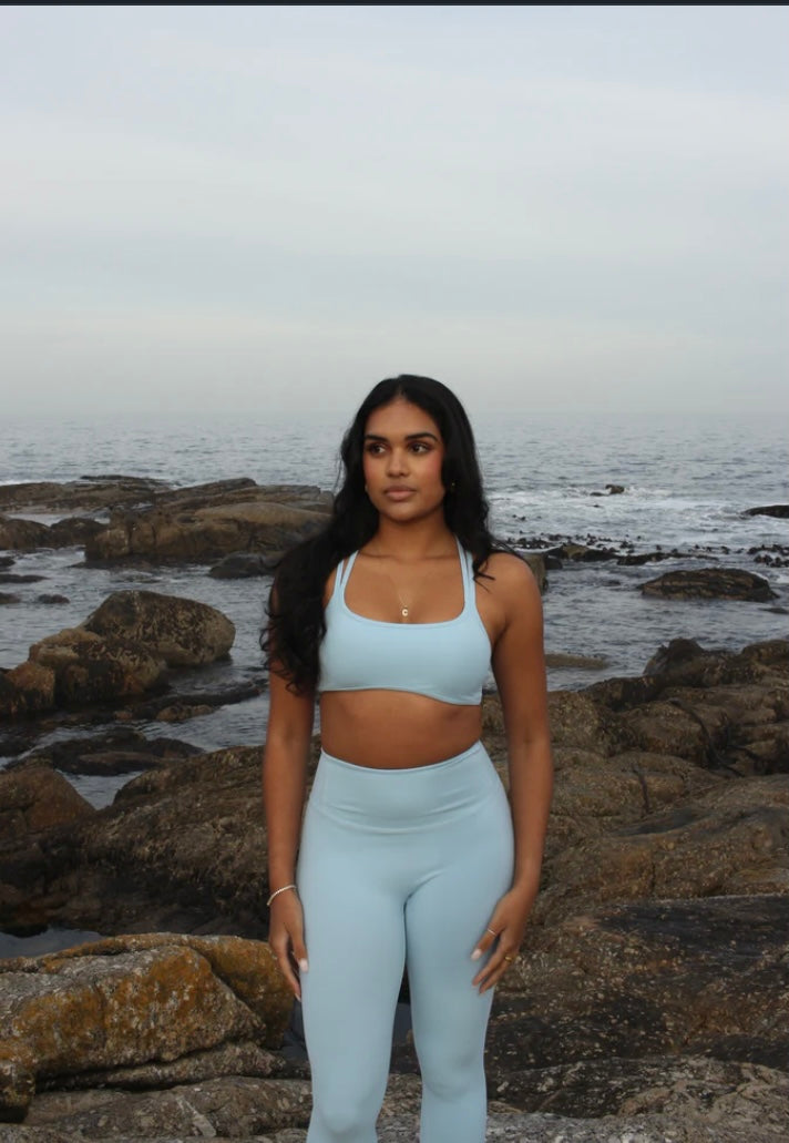 Lexi Invisible Scrunch Leggings - Blue