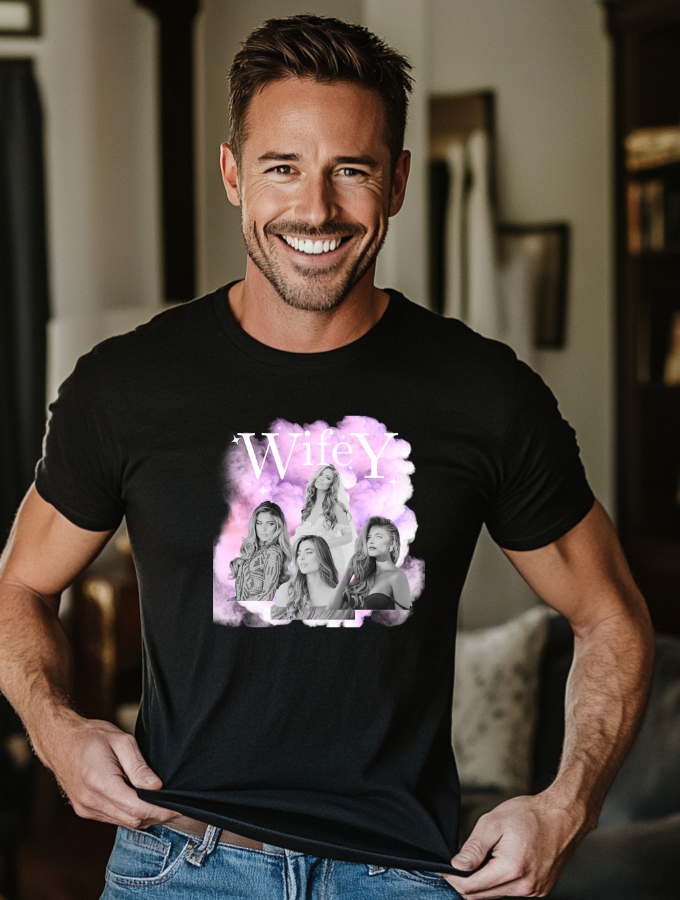 CLAIM HIM TEE - CUSTOM - BLACK