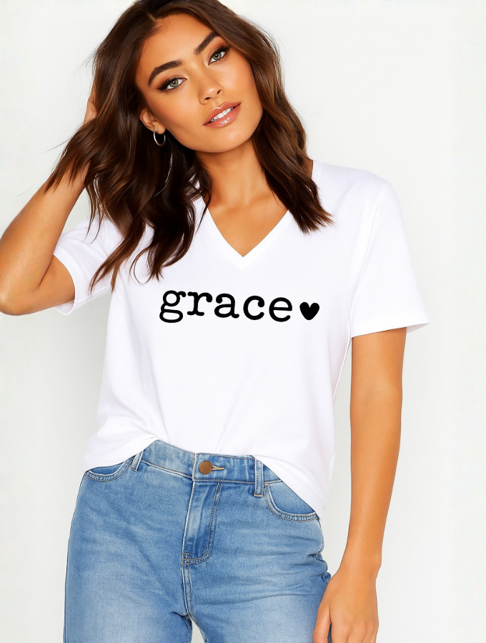 Grace Tee - White