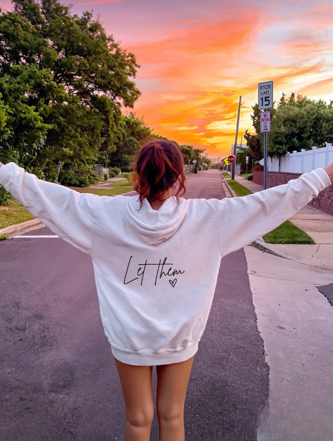 Let Them Hoodie - White