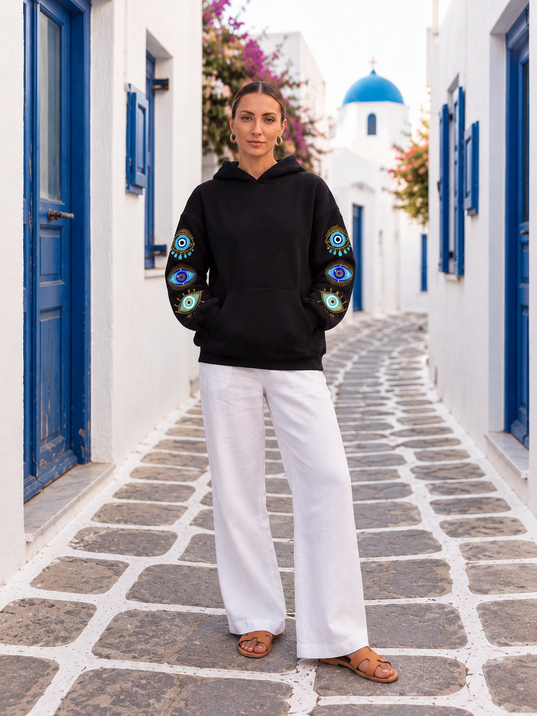 Aegean Sleeve Hoodie
