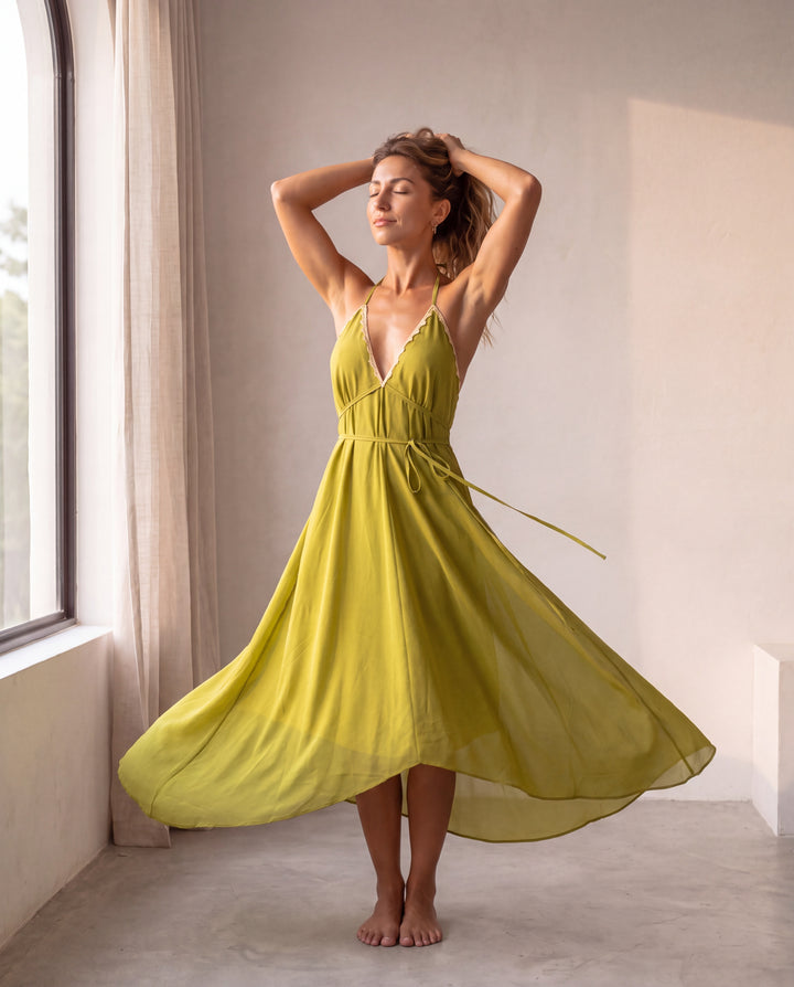 The Amalfi Dress - Oliva