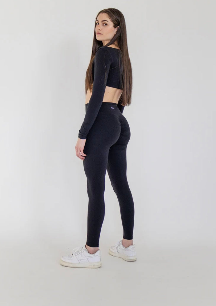 Mikro Scrunch Leggings - Black