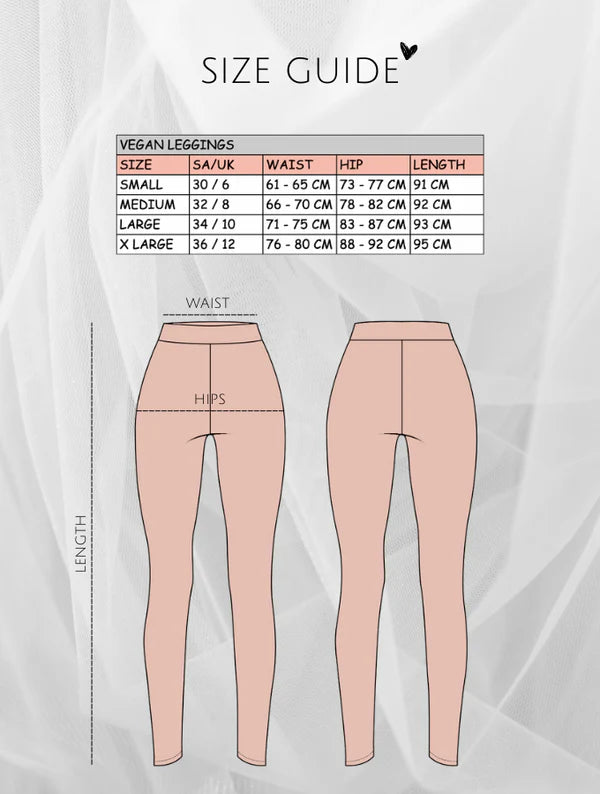 Vegan Leather Leggings - Cherry