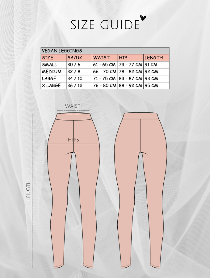 Vegan Leather Leggings - Sand