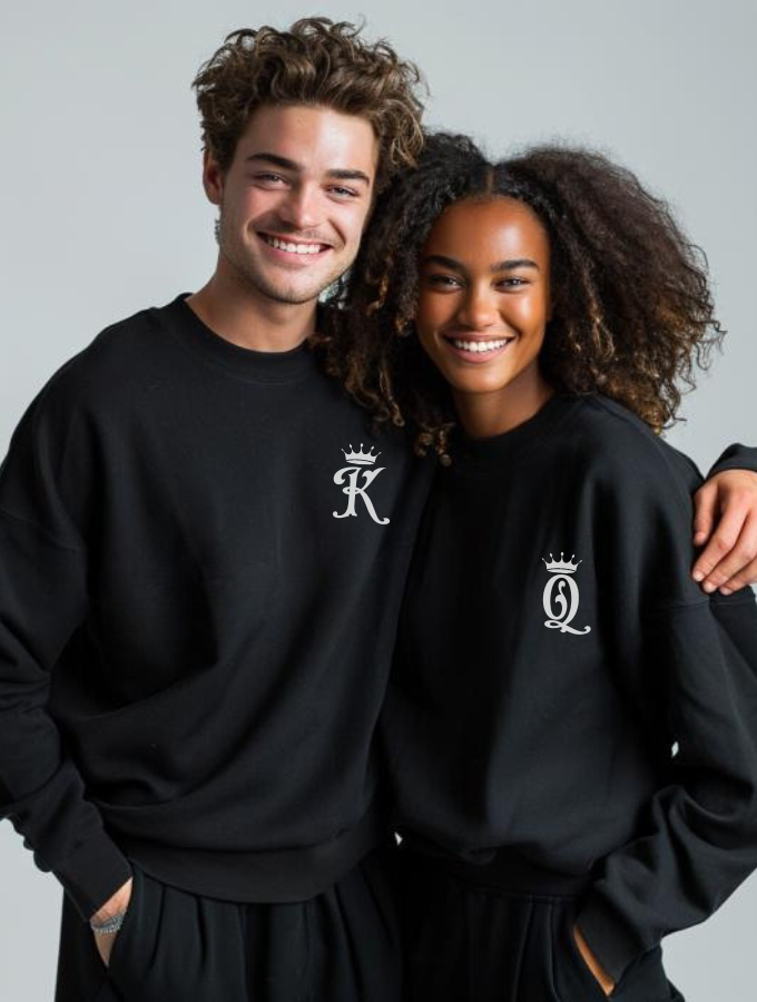 QUEEN SWEATER SLEEK - BLACK