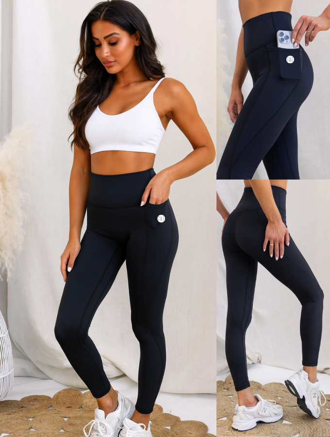 Active Contour Leggings - Onyx