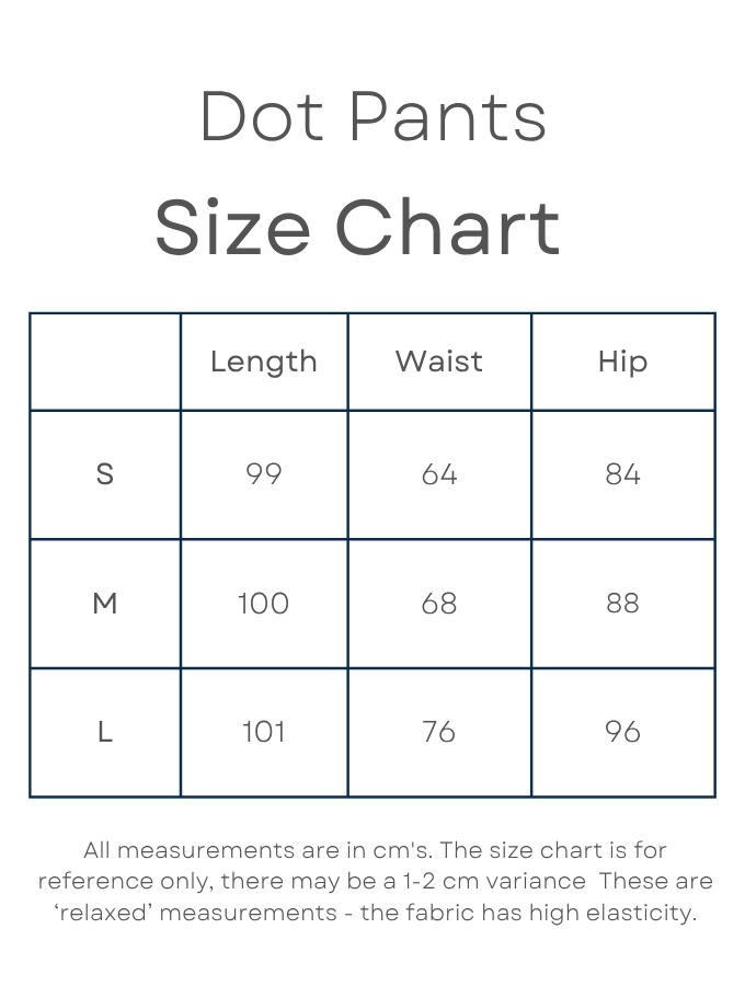 Vanilla Dot Pants