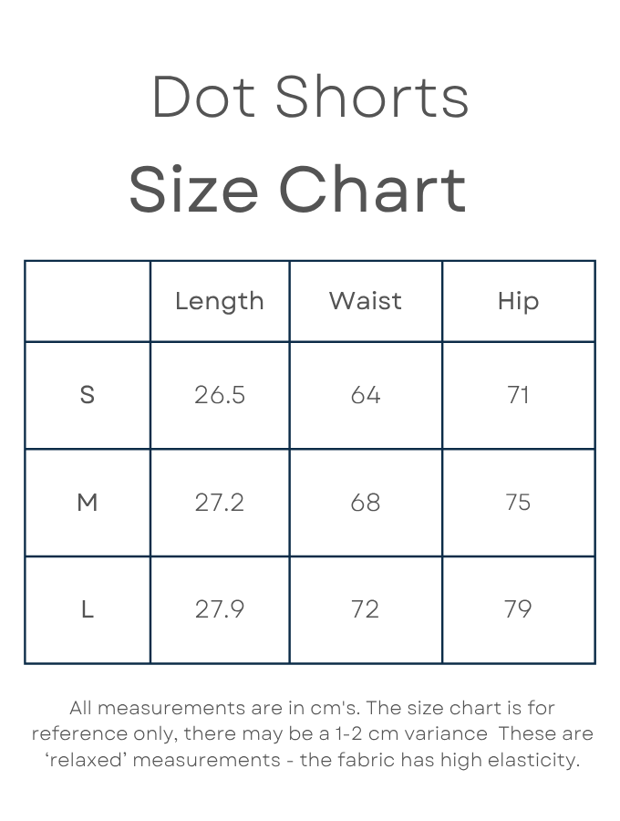 Noir Dot Shorts