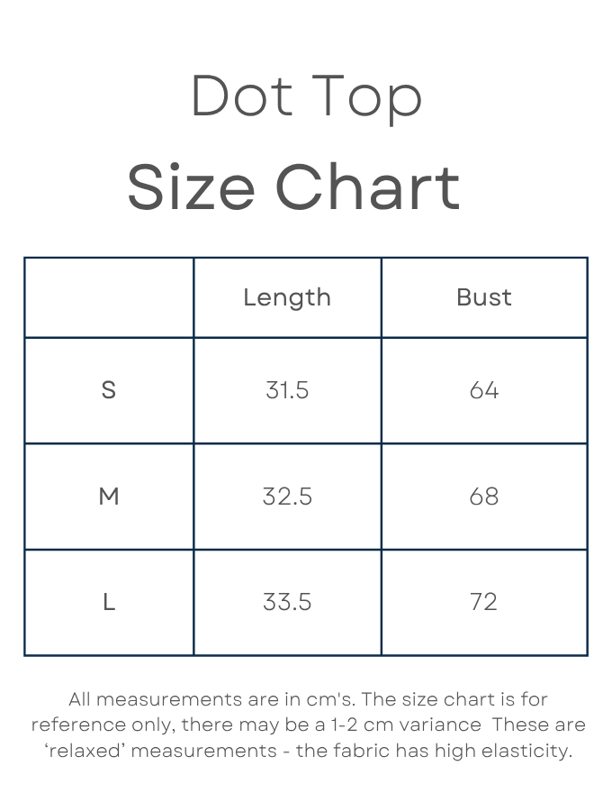 Noir Dot Top