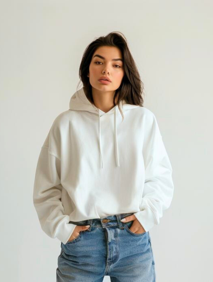 Let Them Hoodie - White